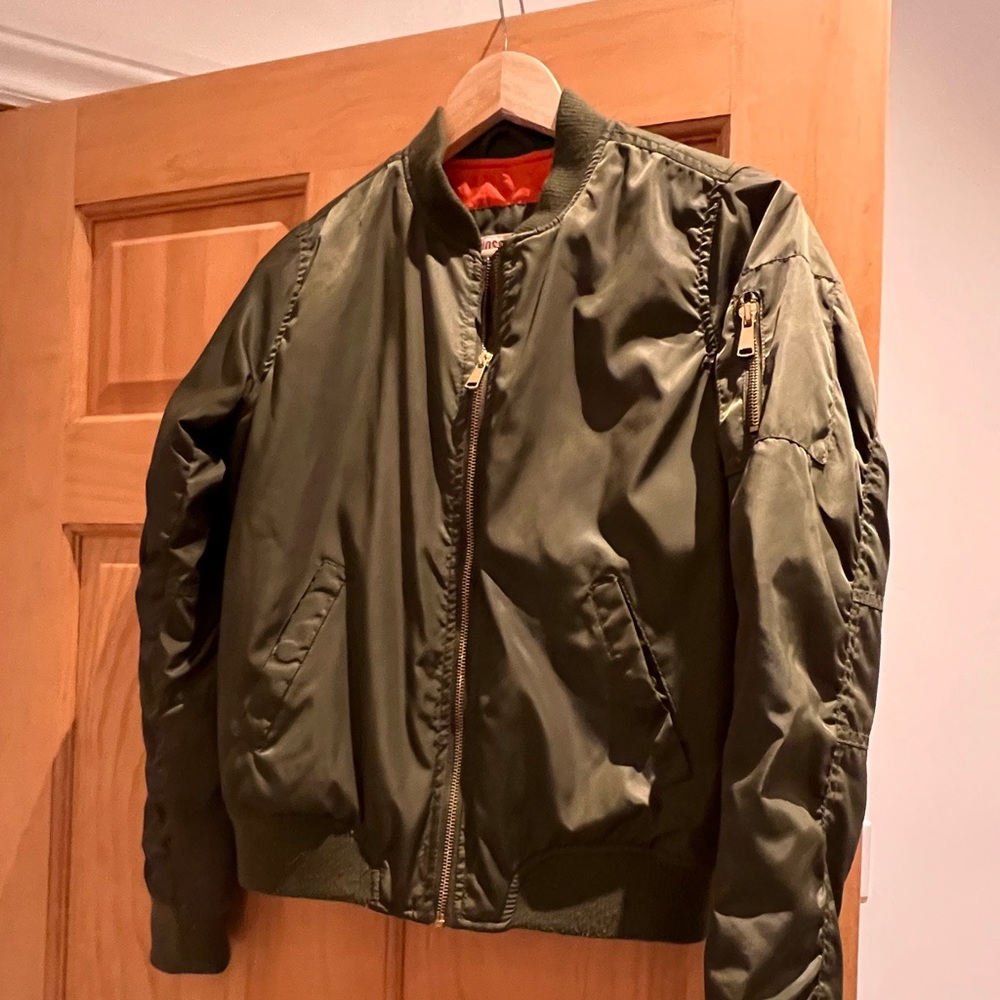 Mossimo Green Bomber Jacket